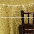 Chemical Lace Table Linen - Gold