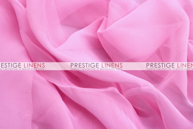 Chiffon Table Linen - Candy Pink
