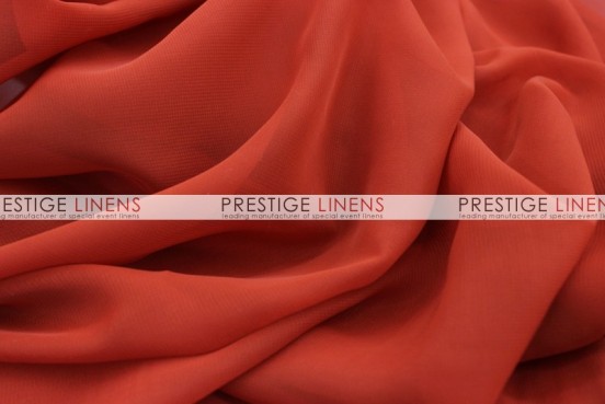 Chiffon Table Linen - Rust