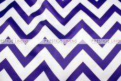 Chevron Print Lamour Draping - Purple