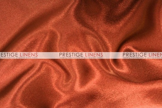 Crepe Back Satin (Japanese) Table Linen - 337 Rust