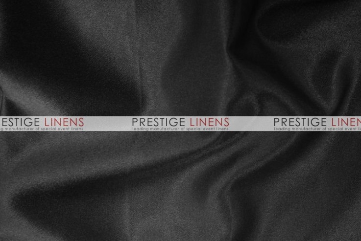 Crepe Back Satin (Korean) Table Linen - 1127 Black