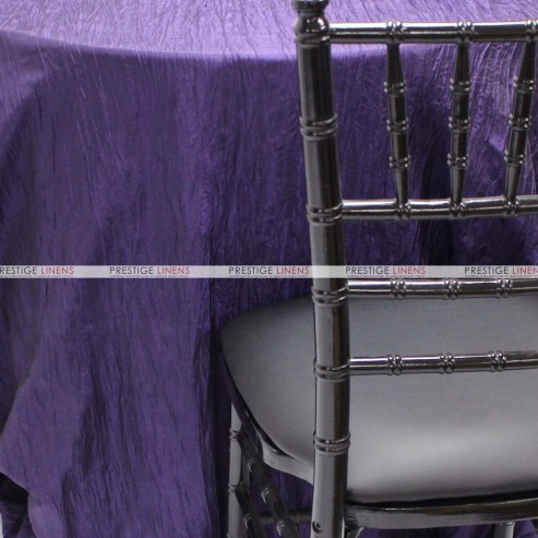 Crushed Taffeta Table Linen - 1032 Purple