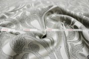 Delta Damask Table Linen - Grey