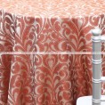 Delta Damask Table Linen - Rust