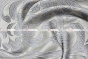 Delta Damask Table Linen - Silver