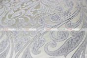 Delta Damask Table Linen - Silver