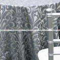 Delta Damask Table Linen - Smoke