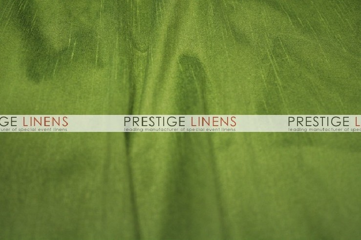 Faux Dupioni Silk Table Linen - 2053 Dk Lime