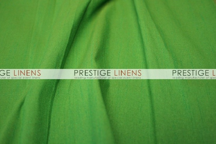 Faux Dupioni Silk Table Linen - 2058 Kelly Green