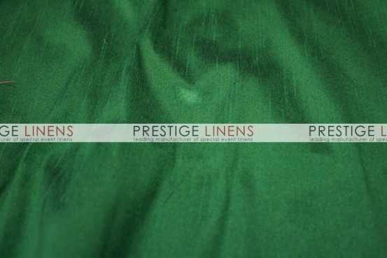 Faux Dupioni Silk Table Linen - 2060 Flag Green