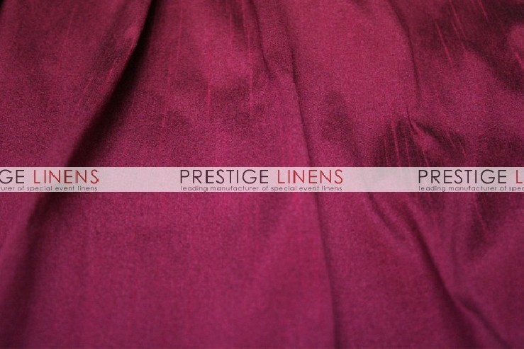 Faux Dupioni Silk Table Linen - 2028 Raspberry