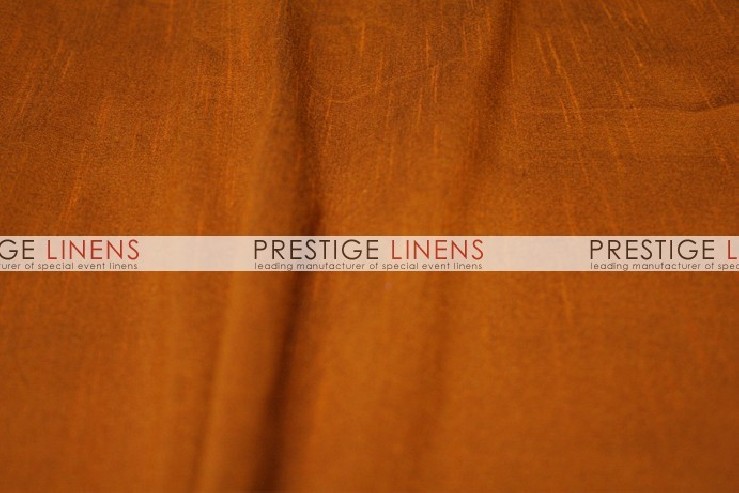 Faux Dupioni Silk Table Linen - 2036 Copper