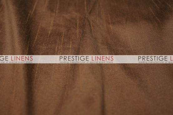 Faux Dupioni Silk Table Linen - 2042 Brown