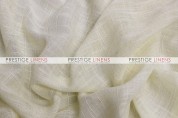 Faux Sheer Linen Table Linen - Ivory