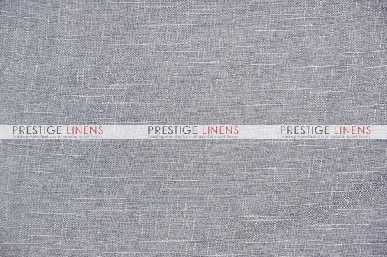 Faux Sheer Linen Table Linen - Silver