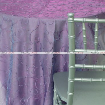 Ferial Organza Table Linen - Dk Lilac