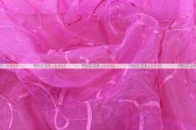 Ferial Organza Table Linen - Fuchsia