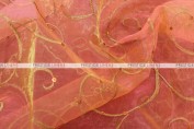 Ferial Organza Table Linen - Orange