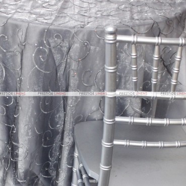 Ferial Organza Table Linen - Silver