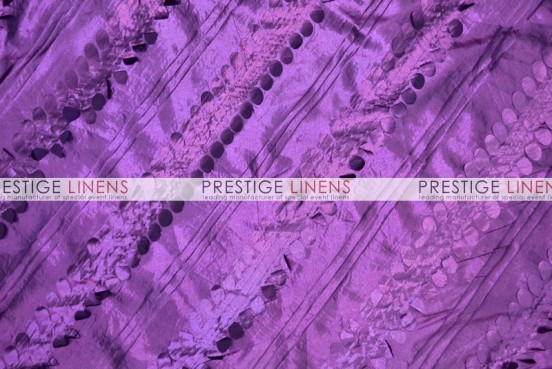 Forest Taffeta Table Linen - Plum