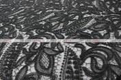French Lace Table Linen - Black