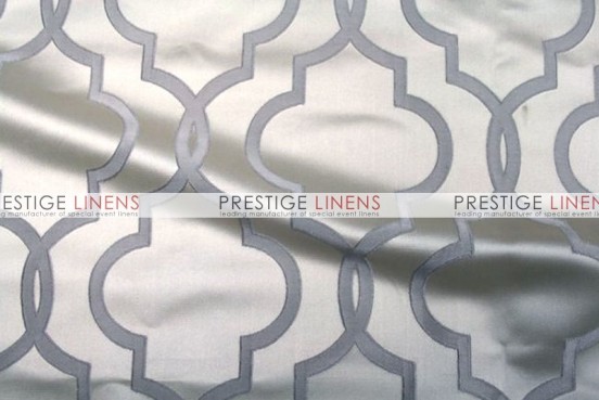 Gatsby Jacquard Table Linen - Silver