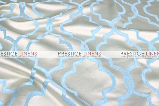 Gatsby Jacquard Table Linen - Turquoise