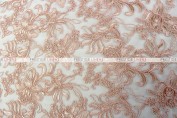 Giselle Net Embroidery Table Linen - Blush