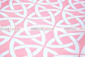 Infinity Print Poly Table Linen - Pink