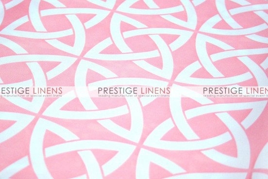 Infinity Print Poly Table Linen - Pink