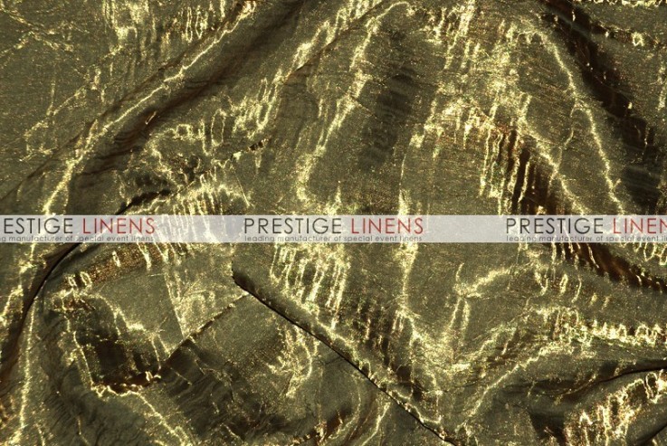 Iridescent Crush Table Linen - Bronze