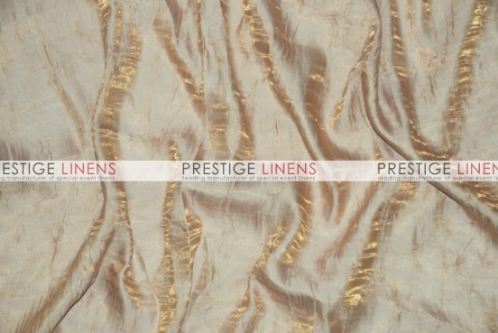 Iridescent Crush Table Linen - Champagne