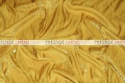Iridescent Crush Table Linen - Dk Gold
