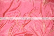 Iridescent Crush Table Linen - Flamingo