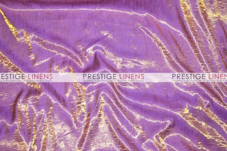 Iridescent Crush Table Linen - Gold/Violet