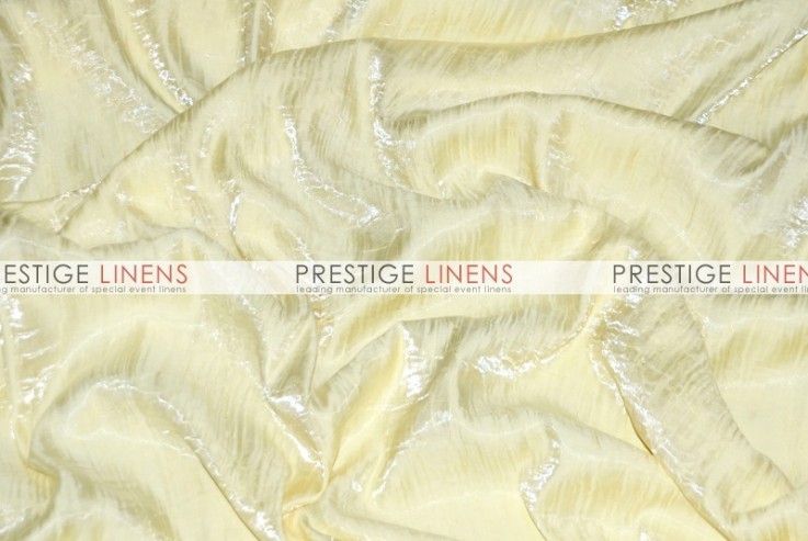 Iridescent Crush Table Linen - Ivory