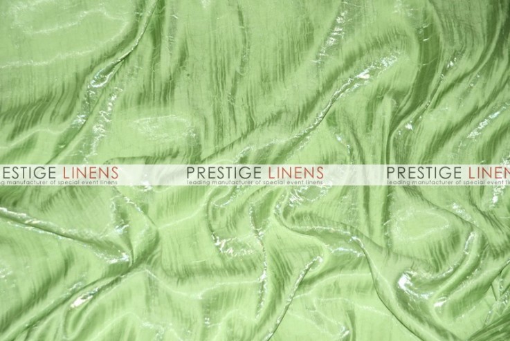 Iridescent Crush Table Linen - Lt Sage