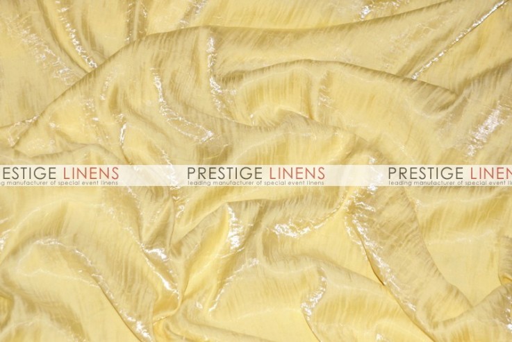 Iridescent Crush Table Linen - Lt Yellow