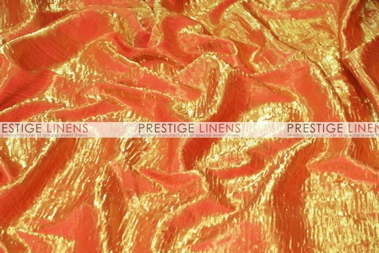 Iridescent Crush Table Linen - Orange