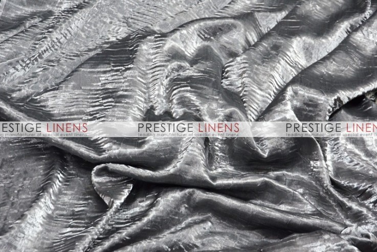 Iridescent Crush Table Linen - Silver