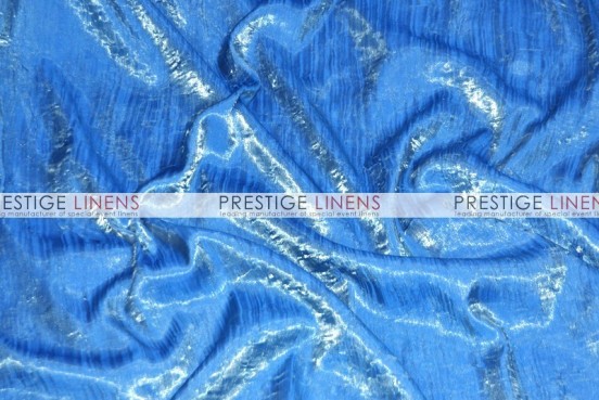 Iridescent Crush Table Linen - Slate Blue