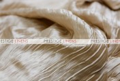 Italian Crush Satin Table Linen - Champagne