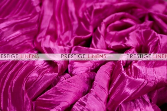 Italian Crush Satin Table Linen - Fuchsia