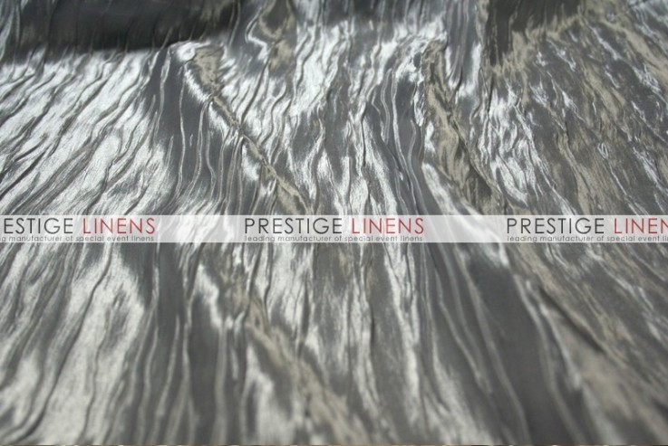 Italian Crush Satin Table Linen - Silver