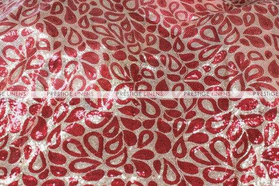 Jaipur Table Linen  -  Red/Gold