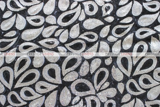 Jaipur Table Linen  -  Black/Silver