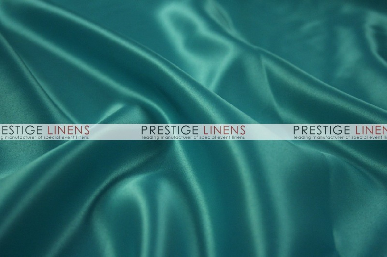 Lamour Matte Satin Table Linen 764 Lt Teal Prestige Linens