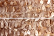 Leaf Petal Taffeta Table Linen - Champagne