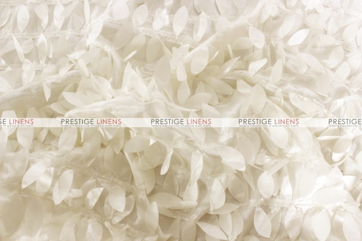 Leaf Petal Taffeta Table Linen - Ivory